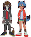 BNA X KINGDOM HEARTS: Sora and Michiru Kagemori