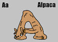 A is for Alpaca #3 (My Version) - Alpaca (Alphabetimals)