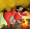 Red Guy's Pre-Poop Farts!