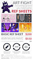 Art Fight Ready Refs by ljames