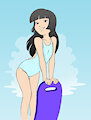 Inspector Gadget - Atsuko Swimsuit by darkbunny666