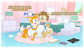Sentimental Seat Squishing Sleepover~ by Tenerius