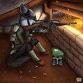 One shot , One kill by Drakethefox