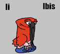 I is for Ibis #3 (My Version) - Ibis (Alphabetimals)