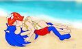 Commission: Summer Kisses