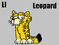 L is for Leopard #3 (My Version) - Leopard (Alphabetimals)