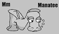 M is for Manatee #3 (My Version) - Manatee (Alphabetimals)