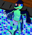 relaxing in pool by test17655