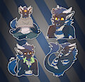 Wolfer Telegram Stickers by ljames