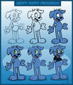 Drawings in progress - The happy puppy