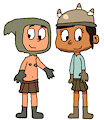 Nate and Malika as Bagel and Becky in Battle Outfits by EsidisiJojo
