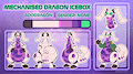 [$] Mechanised Dragon Icebox Refsheet by henryjdoe
