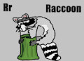 R is for Raccoon #3 (My Version) - Raccoon (Alphabetimals) by ToonDisneyXD2009