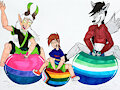 Pride Month bouncy fun by Balloonbouncer