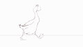 Goose walk animation. by JoelAnimation