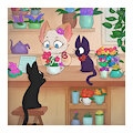 Flower Shop Cafe by Kaittycat