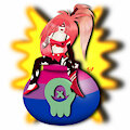 Cherri Bomb - Bisexual Pride Flag by LoremistressLadyBug