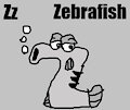 Z is for Zebrafish #3 (My Version) - Zebrafish (Alphabetimals)