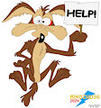 Wile E. Coyote (+ Looney Tunes styled Background) by Minochu96