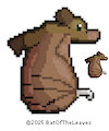 Hue Shifting in a New Sprite of Jet the Fruit Bat by BatOfTheLeaves