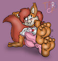 Bellas Squirrely Toes by TheRedSkunk
