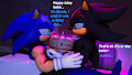 Happy 34th Sonic <3 🖤💙 by InitialDriftBro