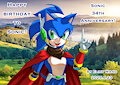 Sonic 34th Anniversary! by ElinyWang