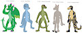 Character list part one by Hyperc
