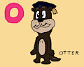 O is for Otter #1 (My Version) - Ed the Otter