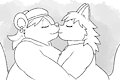 Kissing Day: Riley and J'Ark by Nishi