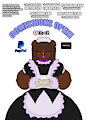 COMISSIONS OPEN Maid Burr by chonkyburr