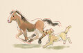 Is this a crossover episode? - Bojack Horseman and Mr PeanutButter by claragonza3