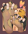 🐾 "Rub Those Paws!" YCH Featuring Scrubby 🐾 by Scrubbyboi