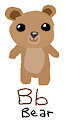 Bear in Cartoon Animal Alphabet #1 by EsidisiJojo