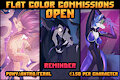 COMMISSIONS ARE OPEN! REMINDER by SunnyWay