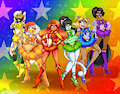 Swiftstars as the Sailor Scouts!
