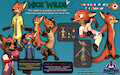 Nick Wilde 3D Model 🦊REMAKE🦊 by RasterRaccoon