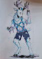 “oh deer” By Mr.Lemur by WolfSkoll
