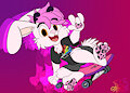 Devon SkateBuneh! (Commission) by lobofeo