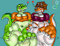 Plump Dino Gal feets by TheRedSkunk