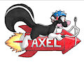 Eurofurence badge for Axel by Danwolf15