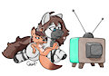 E-Comm #3 Gal pals TV time by Cake