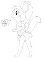 Stephanie poses by ConejoBlanco