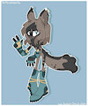 Ash the bat-eared fox by Lizabuguwu