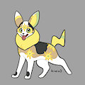 Umbreon-Yapper Fusion by kineia3