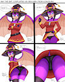 Comm: Mai the bat cosplaying Megumin from Konosuba by JavithecyborgGX20