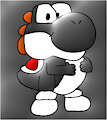 chibi black yoshi by frogtable125