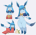 Glaceon Fashion: Festive Edition by Lightyy