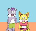 Sam And Kit At The Beach by jeremycrimson