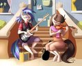 Bass and Fiddle